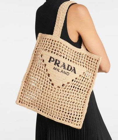 prada crochet bag dupe|prada wicker tote bag.